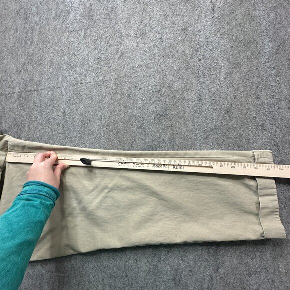 Bill's Khakis Pants Men 38 x 30 Beige Tan Pleated Cuffed Classic M2P Chinos b074 - Picture 14 of 16